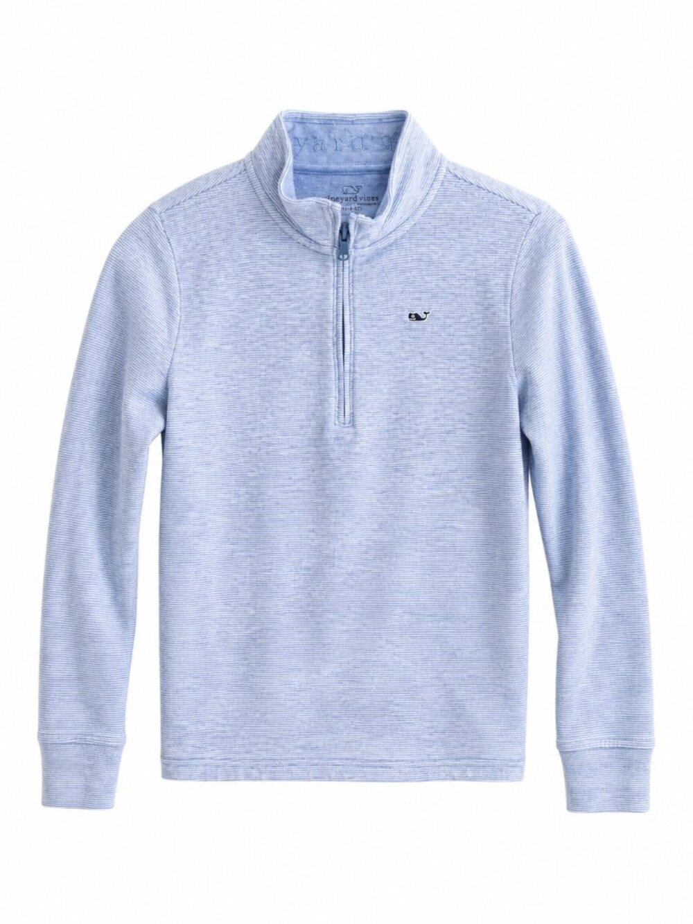 Vineyard Vines Boys Small (8-10) Blue 1/4 Zip Pullover Lightweight